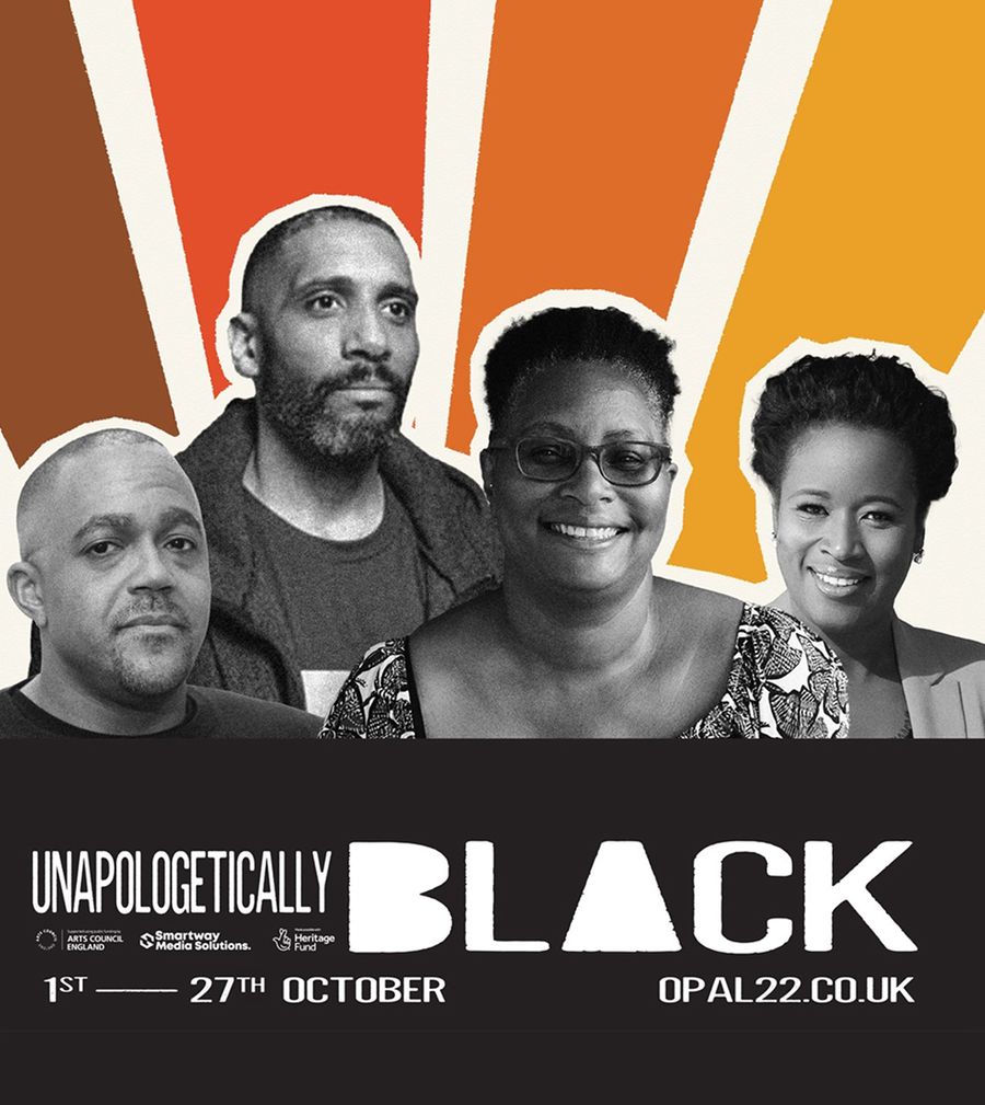 Opal 22 Unapologetically Black event poster design, by On Poynt Creative