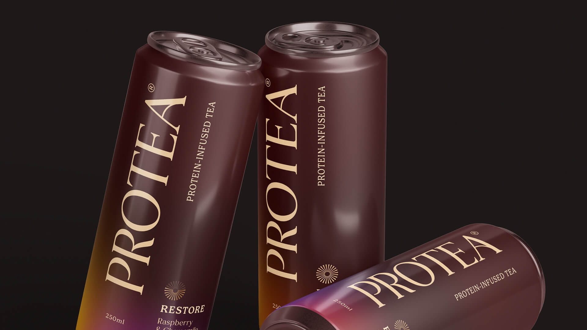 Protea premium can packaging design range by On Poynt Creative