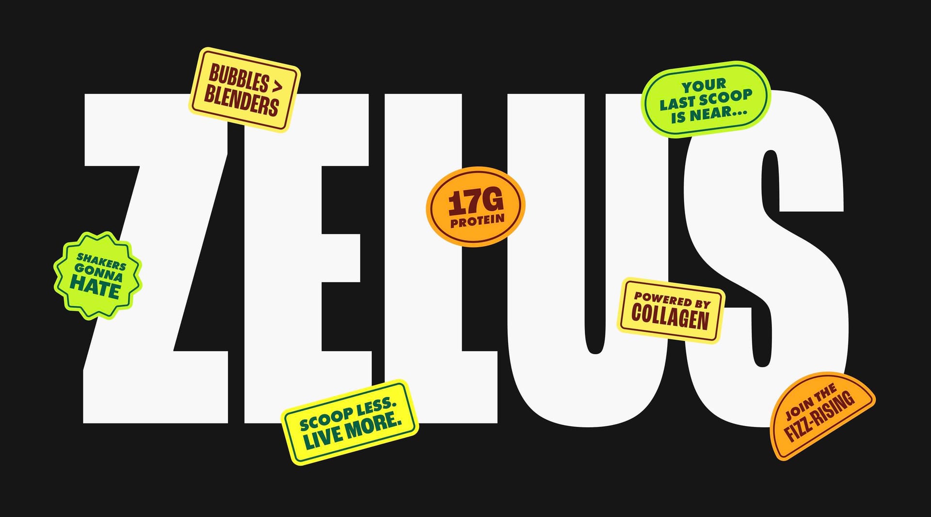 Zelus bold wordmark logo design with badge branding elements, by On Poynt Creative